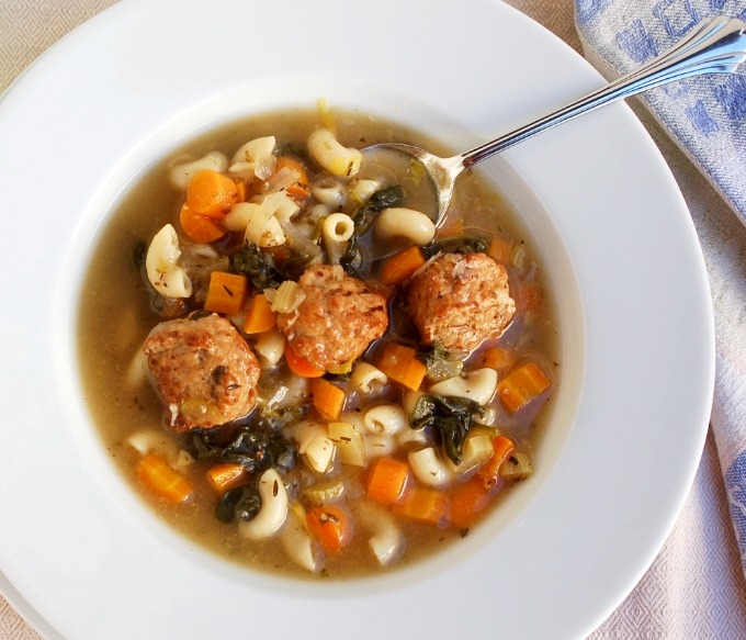 Easy Slow Cooker Italian Wedding Soup